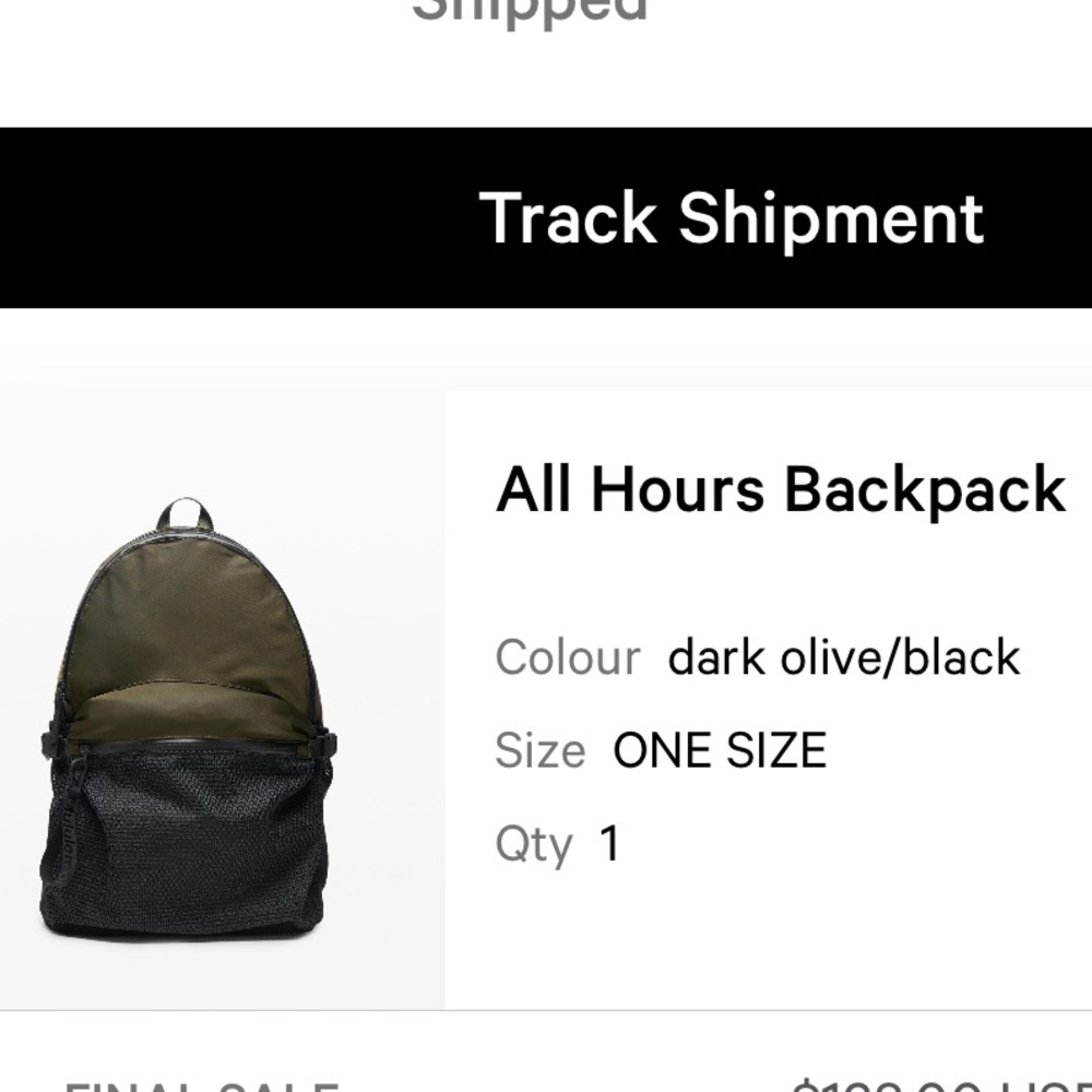 Lululemon Backpack
